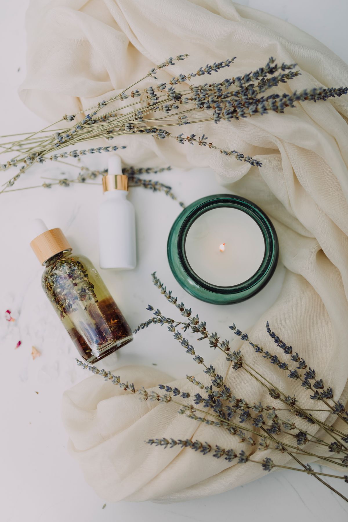 Cozy spa styling at the studio
